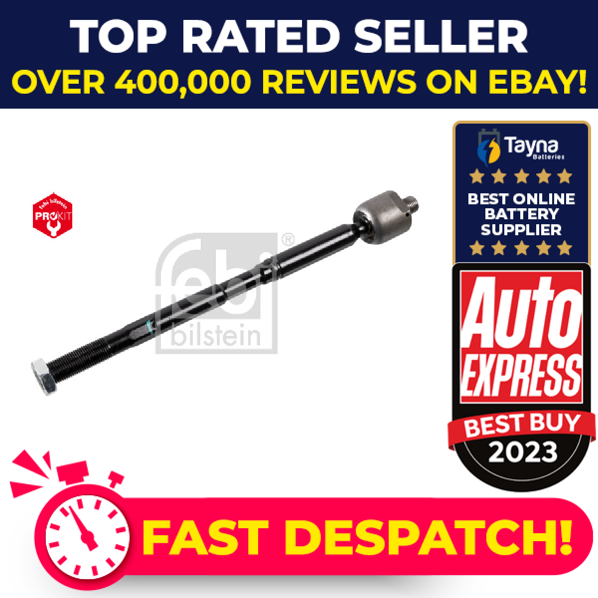 Inner Rack End fits TOYOTA AVENSIS 2.0D Left or Right 03 to 08 Tie Rod ...