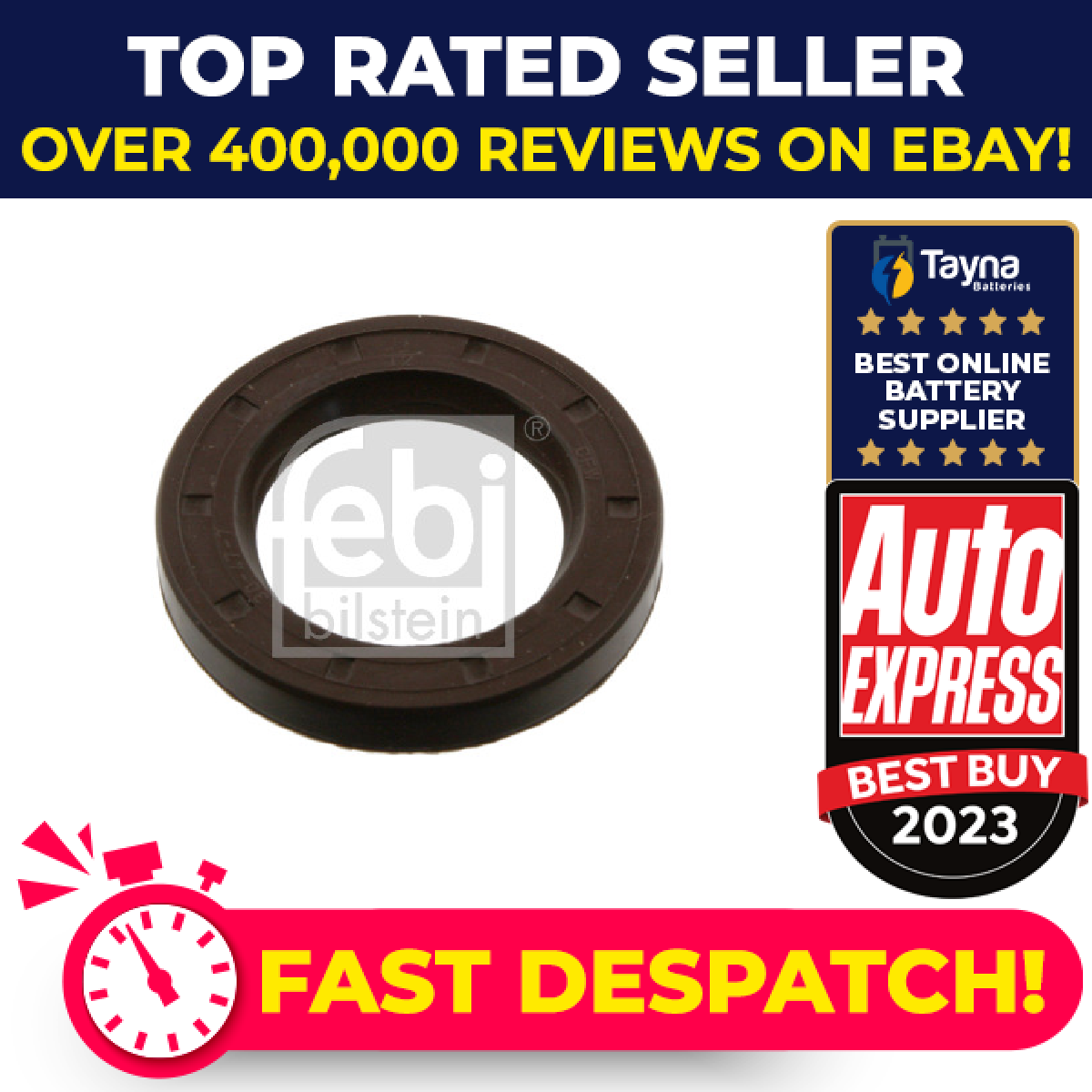Camshaft Oil Seal fits VOLVO V70 87, Mk2 Inner 2.0 2.3 2.4 2.5 95 to 07 ...