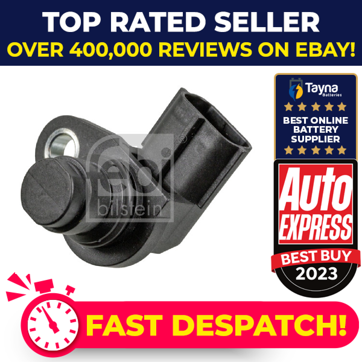 Camshaft Position Sensor fits VOLVO S80 Mk2 2.5 06 to 16 8658495 Febi ...