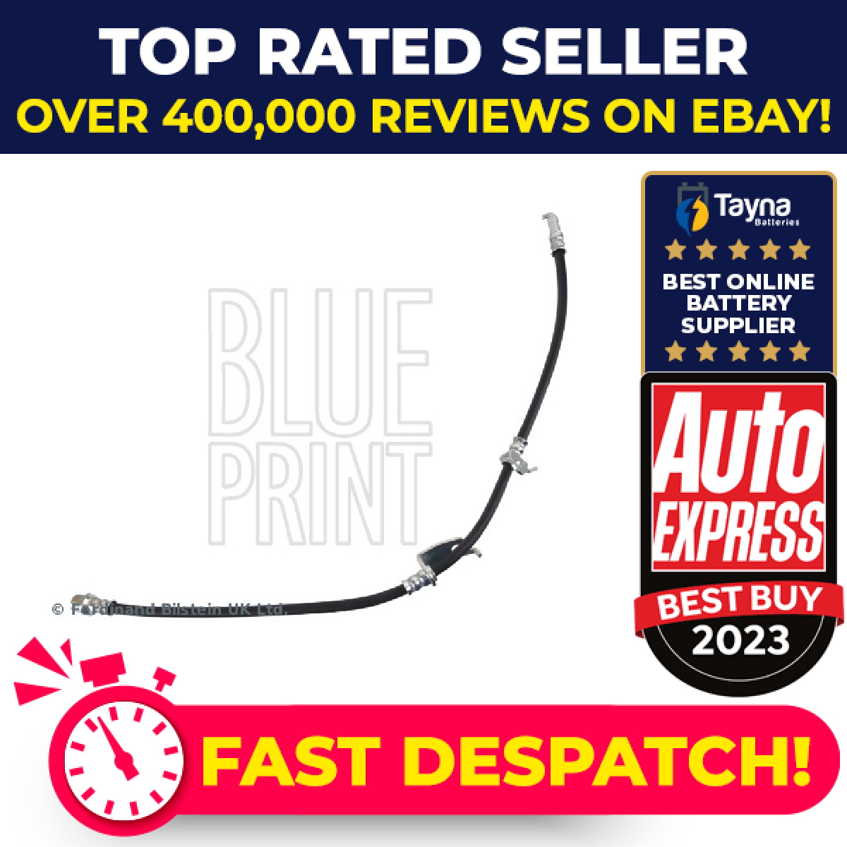 Brake Hose fits TOYOTA PREVIA ACR50 2.4 Front Right 2016 on 2AZ-FE Hydraulic New