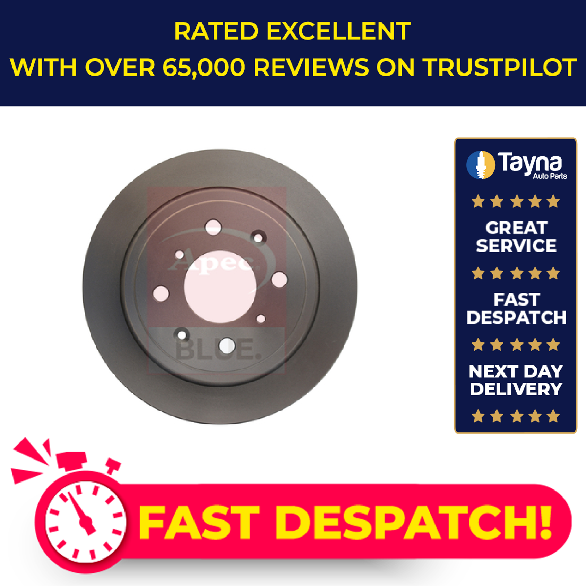 2x Brake Discs Pair Solid fits MG MGZS 1.6 Rear 03 to 05 16K4F 239mm Set ECP1254