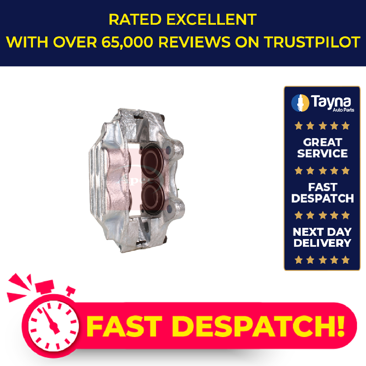 Apec Brake Caliper Front Left LCA391N [PM2722323]