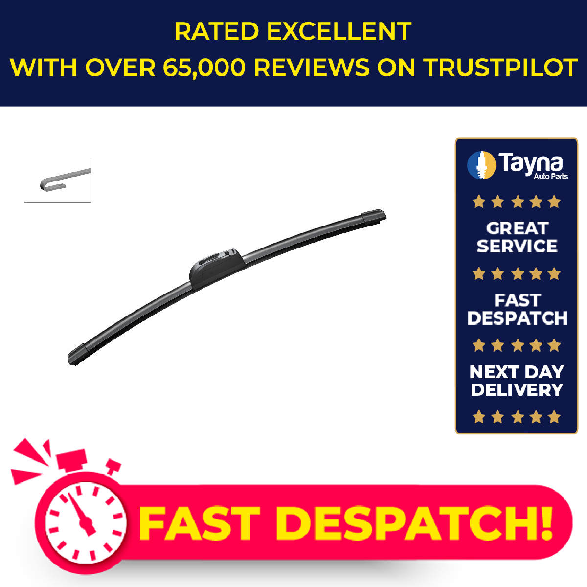 Bosch Wiper Blade Flat / Aero Type AR18U 3397008532 [PM316816]
