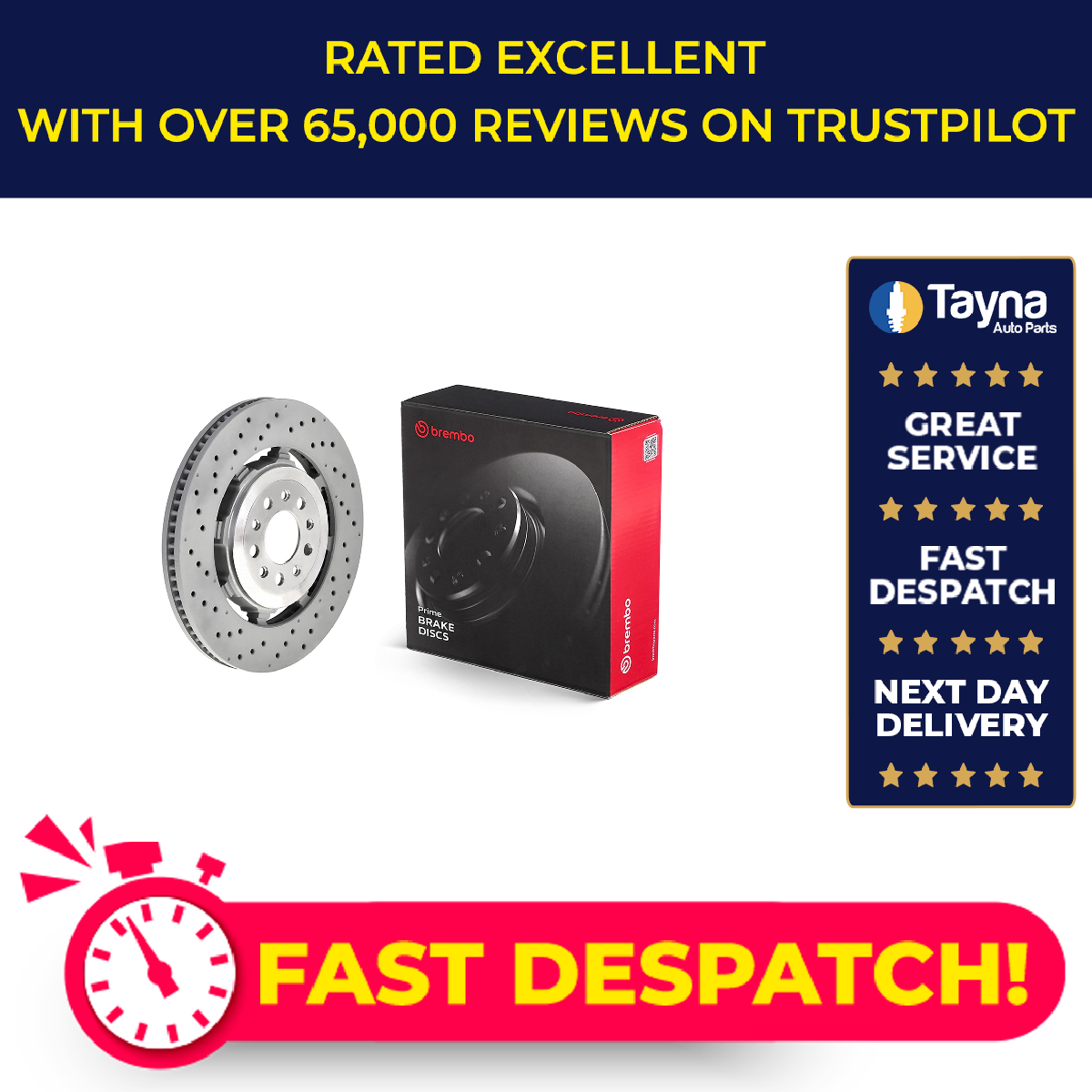 2x Brake Discs Pair Vented fits ALFA ROMEO STELVIO 949 2.9 Front 2017 on 360mm