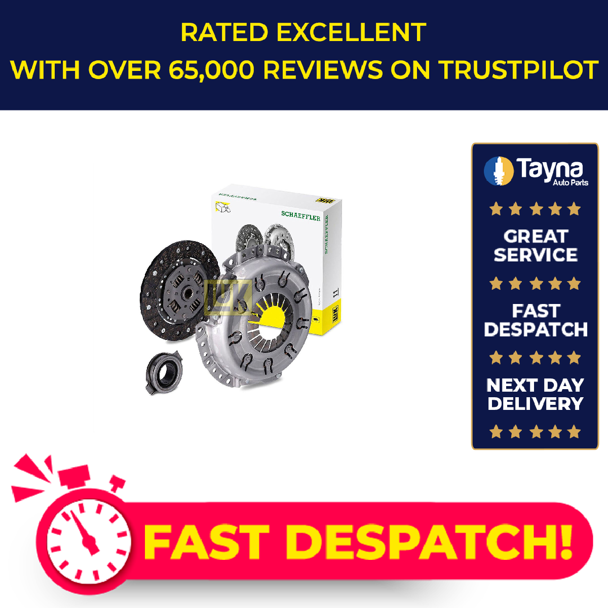 LuK Clutch Kit 3pc (Cover+Plate+Releaser) 620306200 [PM172517]