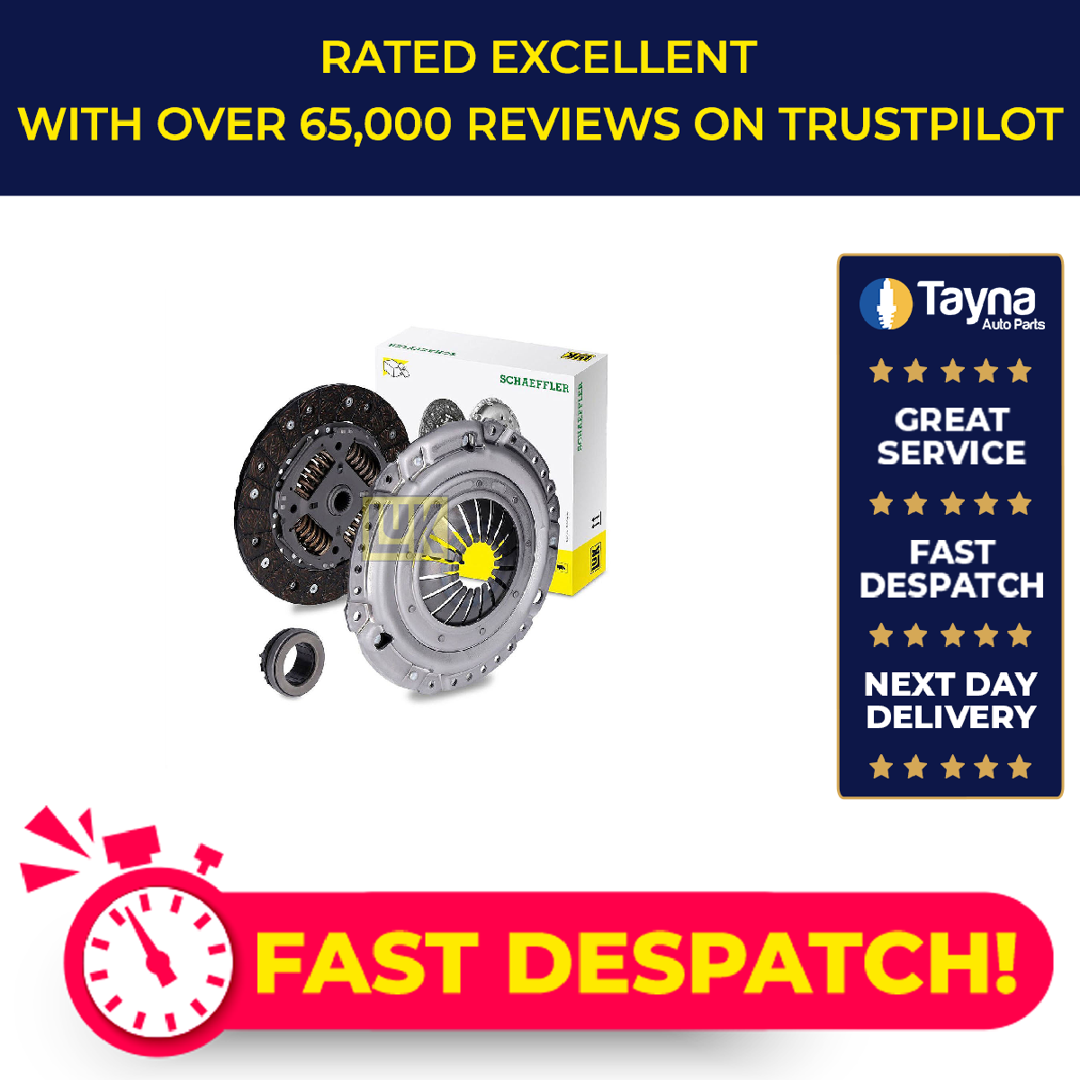 LuK Clutch Kit 3pc (Cover+Plate+Releaser) 622139600 [PM173254]