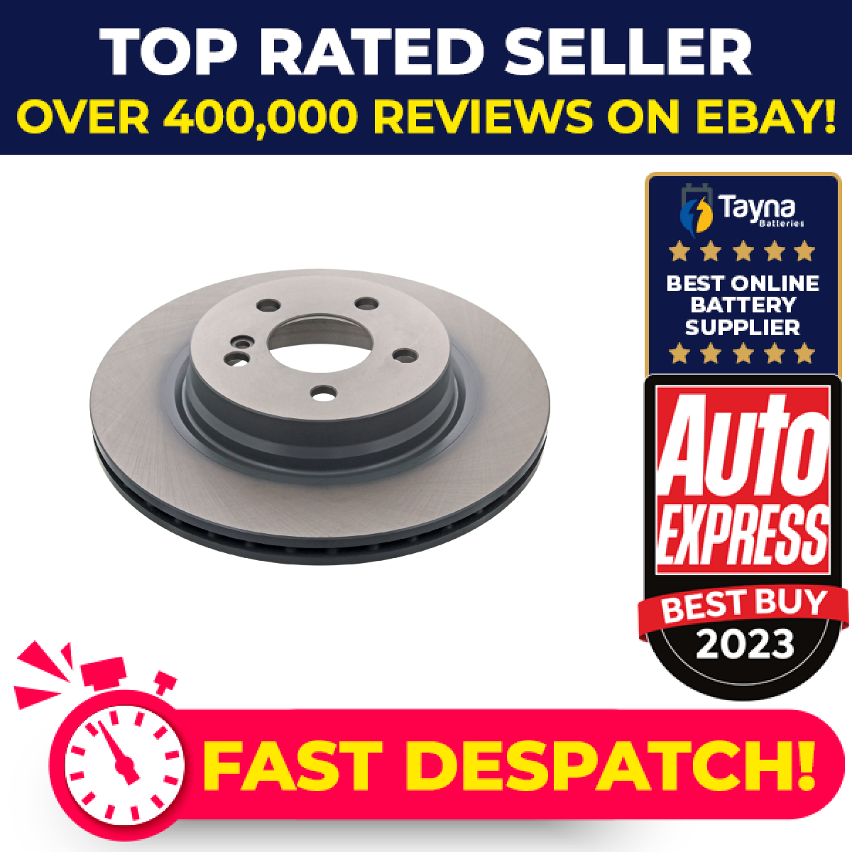 2x Brake Discs Pair Vented fits MERCEDES C250 C204 1.8 Rear 2011 on M271.860 Set
