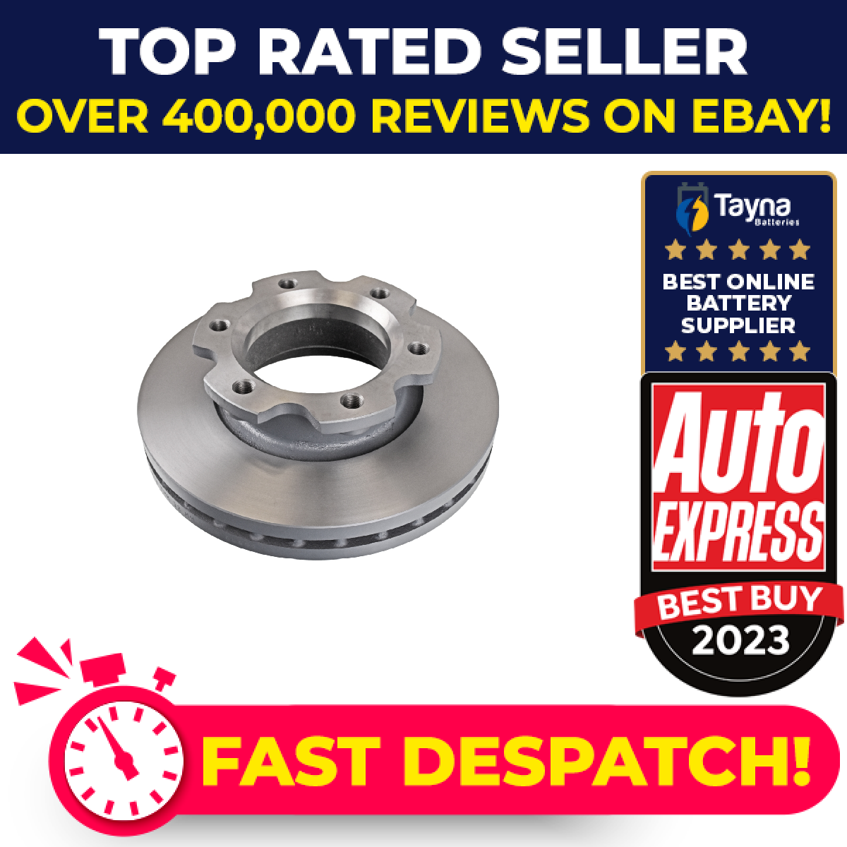 2x Brake Discs Pair Vented Front 265mm ADZ94325 Blue Print Set 8970310071 New
