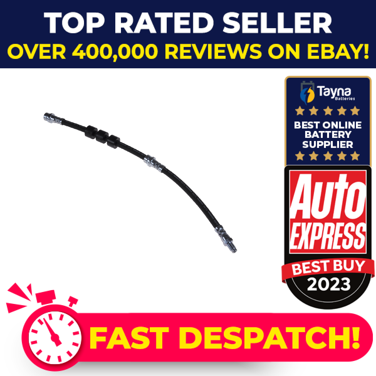 Brake Hose fits FORD MAVERICK 3.0 Front Left or Right 2001 on AJ Hydraulic New