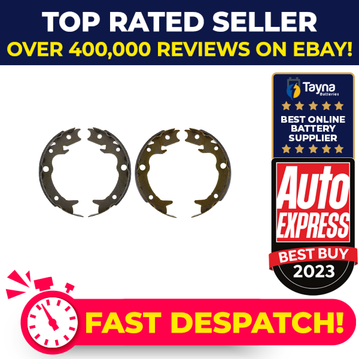 Handbrake Shoes Set fits HONDA FR-V BE5 2.2D 2005 on N22A1 Parking Blue Print