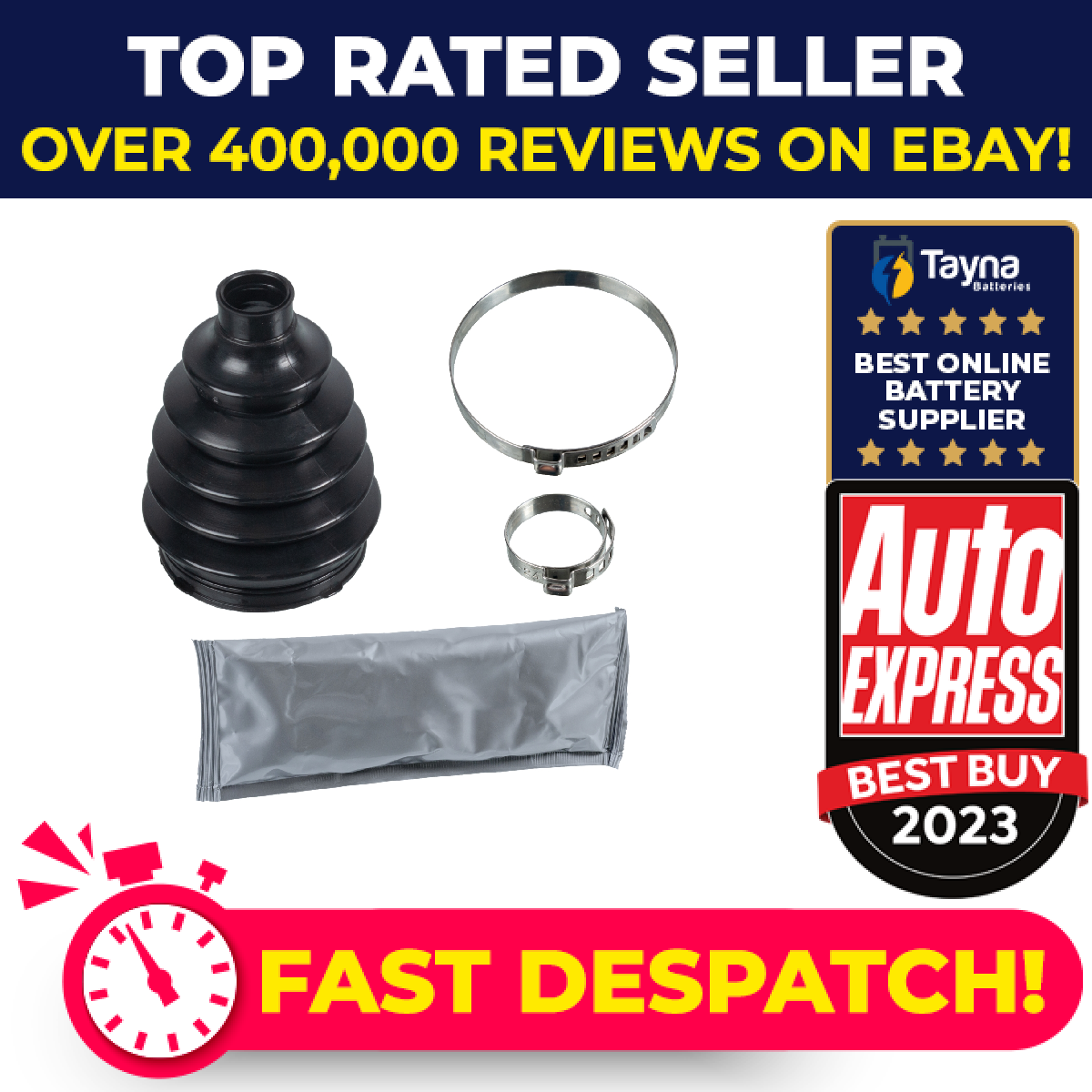 CV Joint Boot fits VAUXHALL CORSA D Front Outer 1.0 1.2 2006 on C.V. Driveshaft