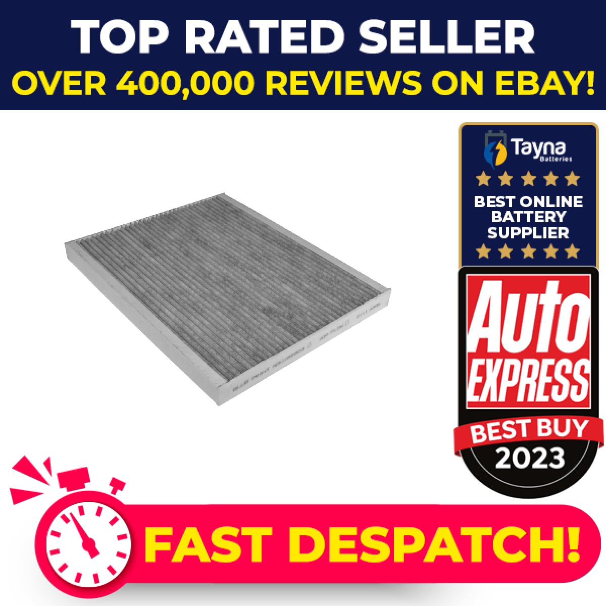 Pollen / Cabin Filter fits FIAT DOBLO 263 1.4 1.3D 1.6D 2.0D 2010 on Blue Print