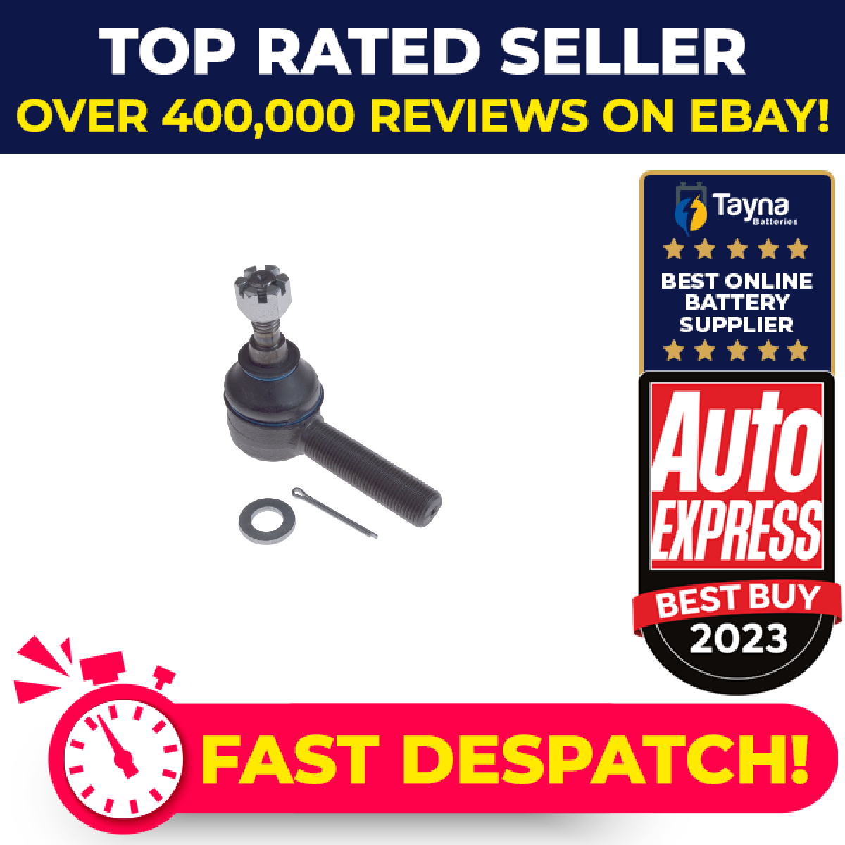 Tie / Track Rod End fits RANGE ROVER VOGUE 3.9 Right 88 to 94 Joint Blue Print