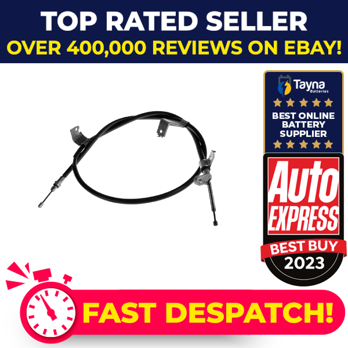 Handbrake Cable fits RENAULT KOLEOS Mk1 2.0D Rear Left 2008 on M9R830 Hand Brake