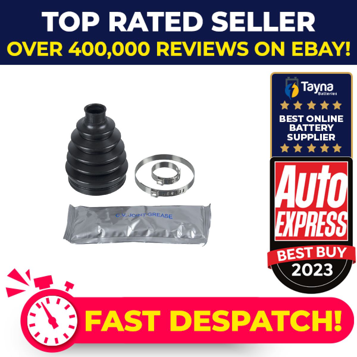 CV Joint Boot fits HONDA CR-V 2.2D 2005 on C.V. Driveshaft Gaiter Blue Print New