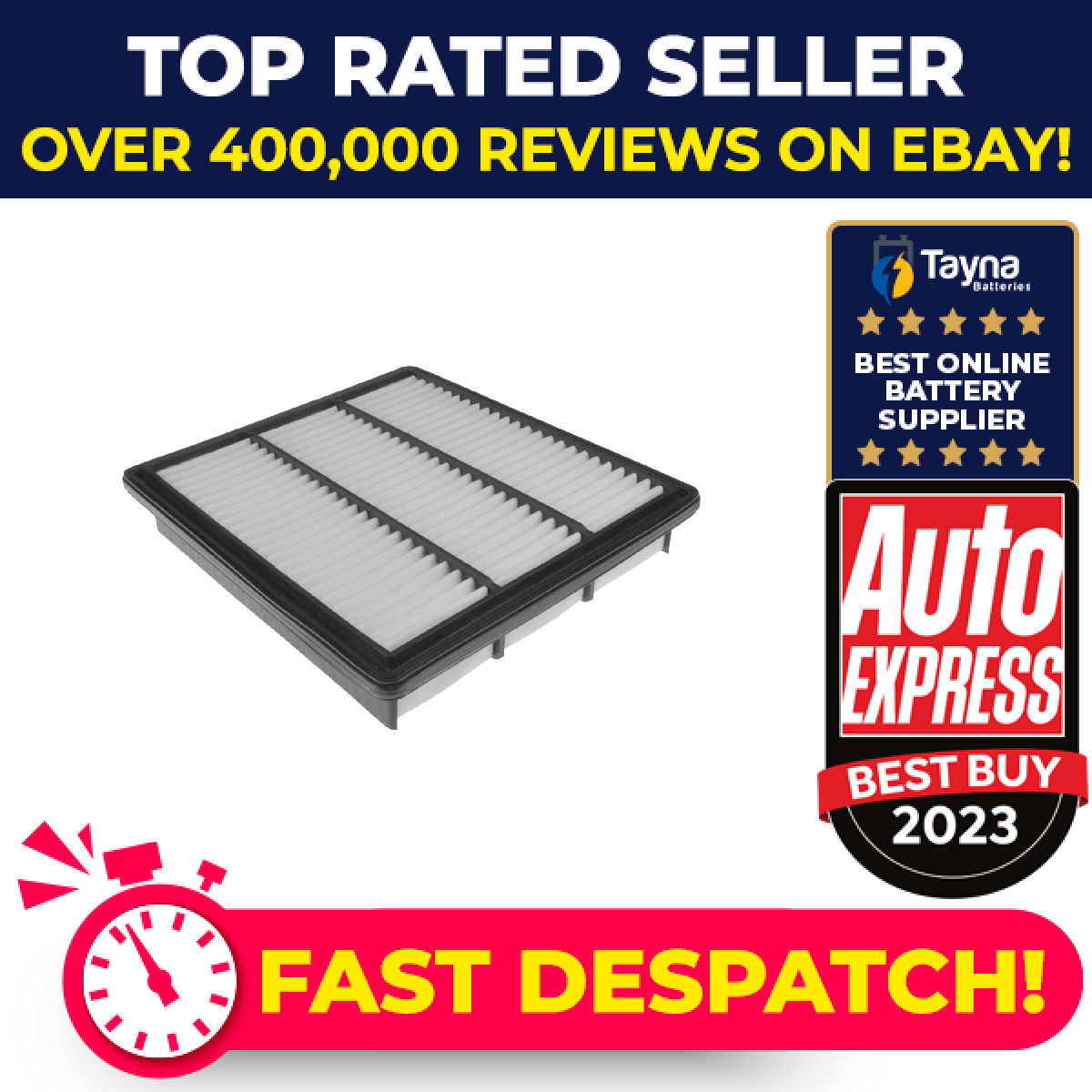 Air Filter fits MITSUBISHI PAJERO/SHOGUN Mk2 3.0 90 to 99 Blue Print MD620823