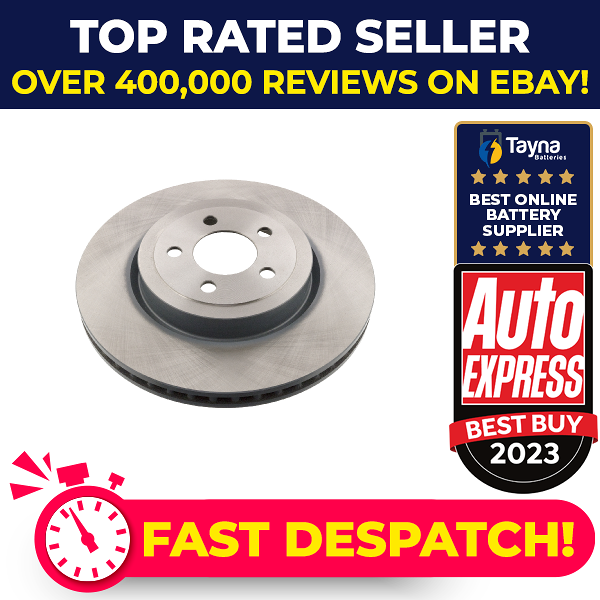2x Brake Discs Pair Vented fits CHRYSLER 300C 2.7 Front 04 to 12 EER 345mm Set