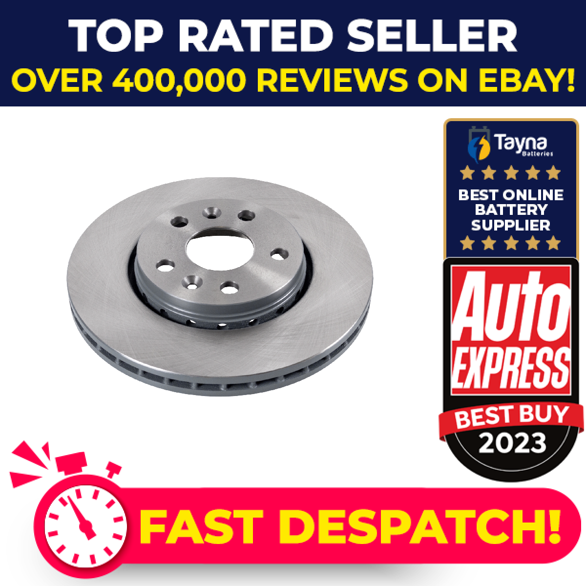 2x Brake Discs Pair Vented fits RENAULT ESPACE Mk3 2.2D Front 96 to 02 280mm Set
