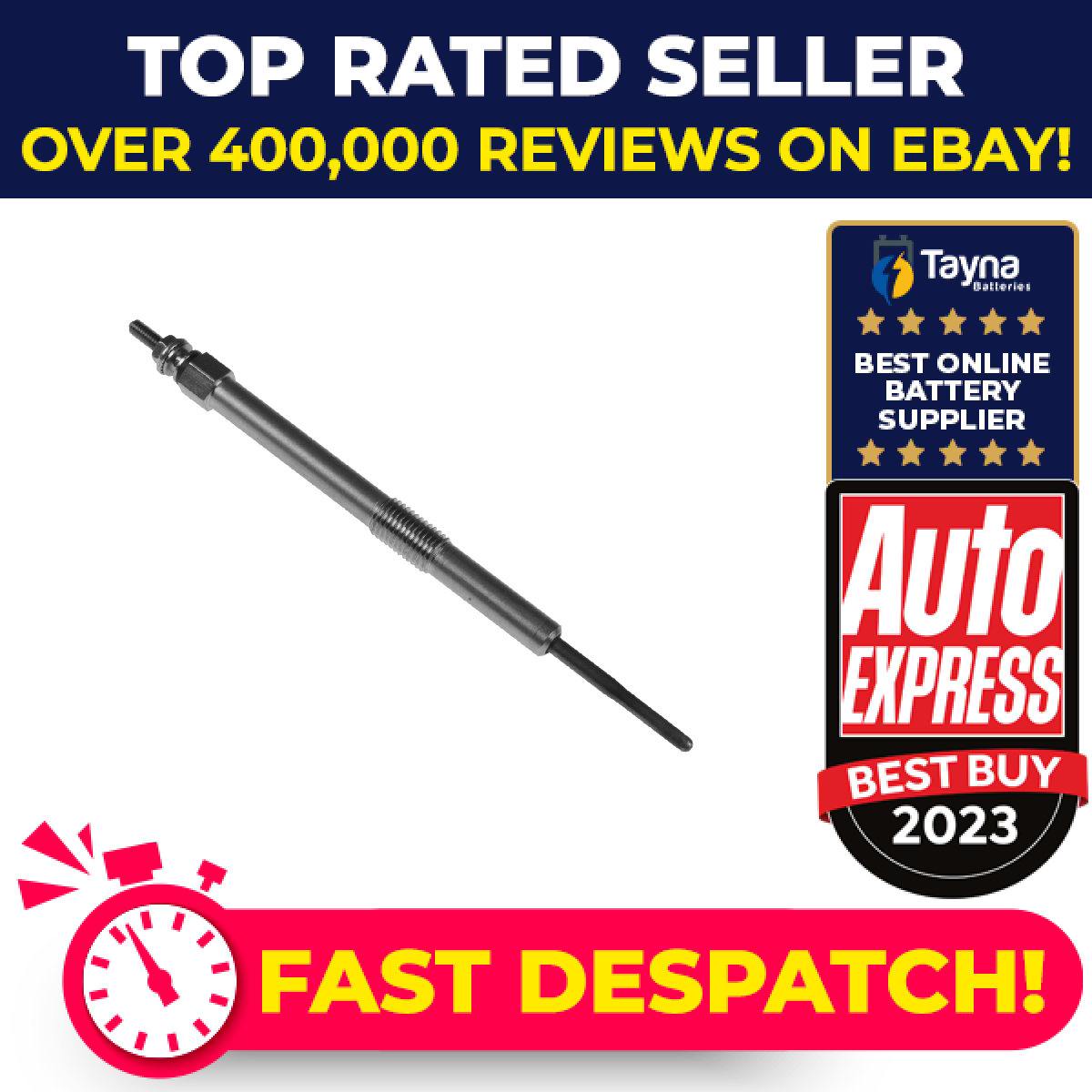 Glow Plugs Set 4x ADT31824 Blue Print 1985033020 1985033030 Quality Guaranteed