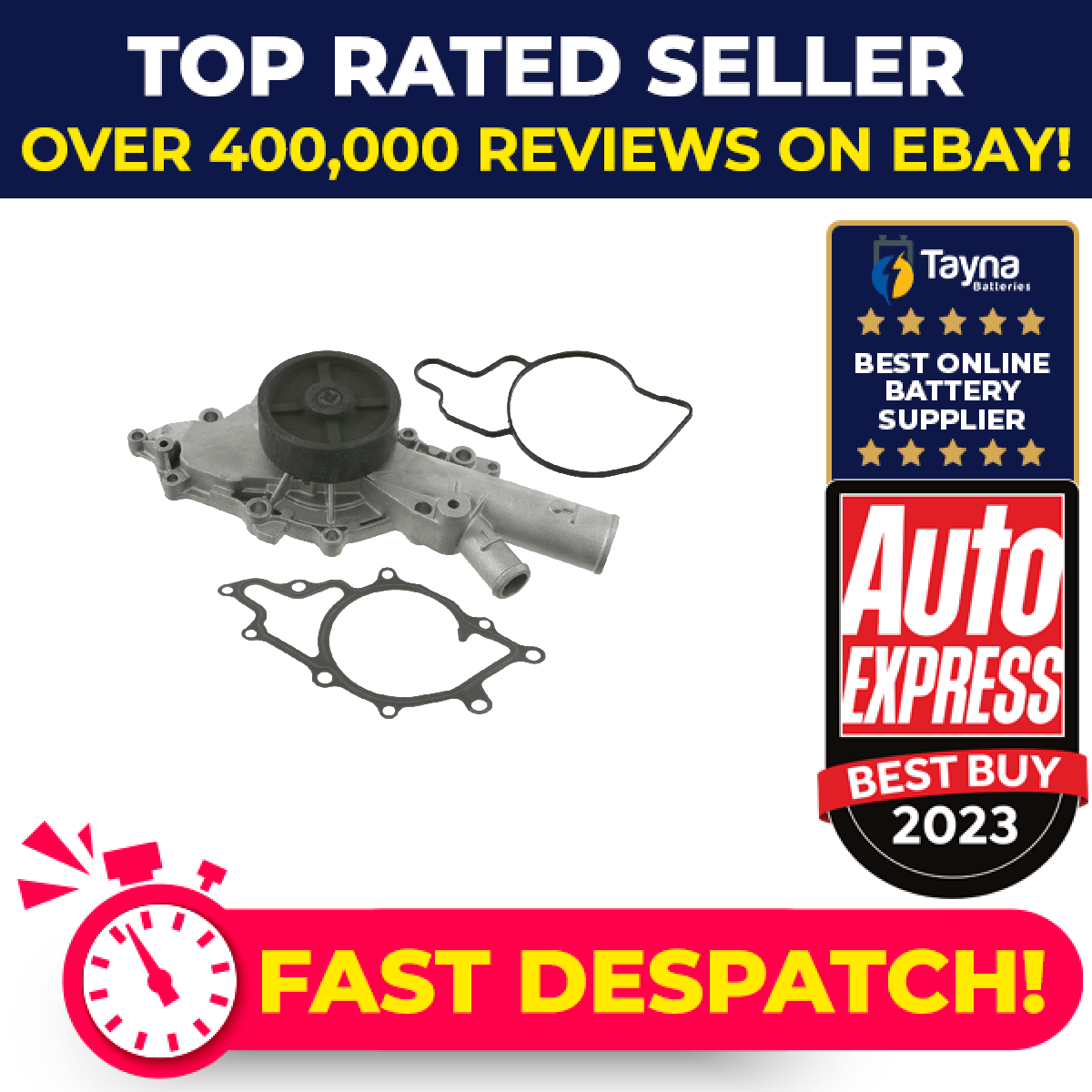 Water Pump 24204 Febi Coolant A6132000901 6132000901 Genuine Quality Guaranteed