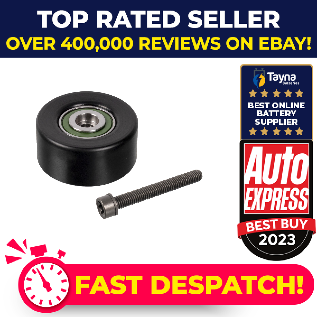 Timing Belt Guide Pulley fits CHEVROLET 24436052 Febi Genuine Quality Guaranteed
