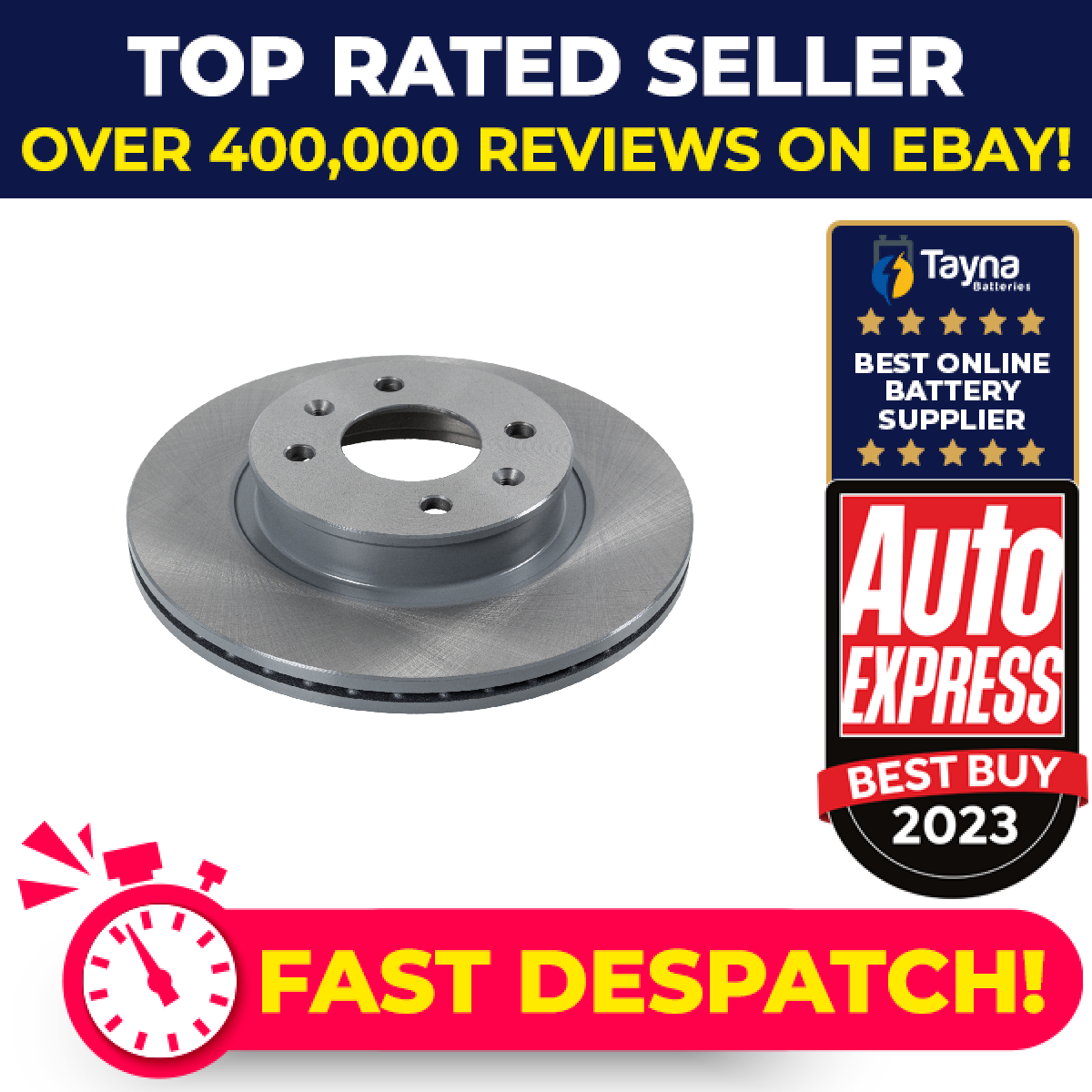 2x Brake Discs Pair Vented Front 256mm 31315 Febi Set 517121C050 Quality New