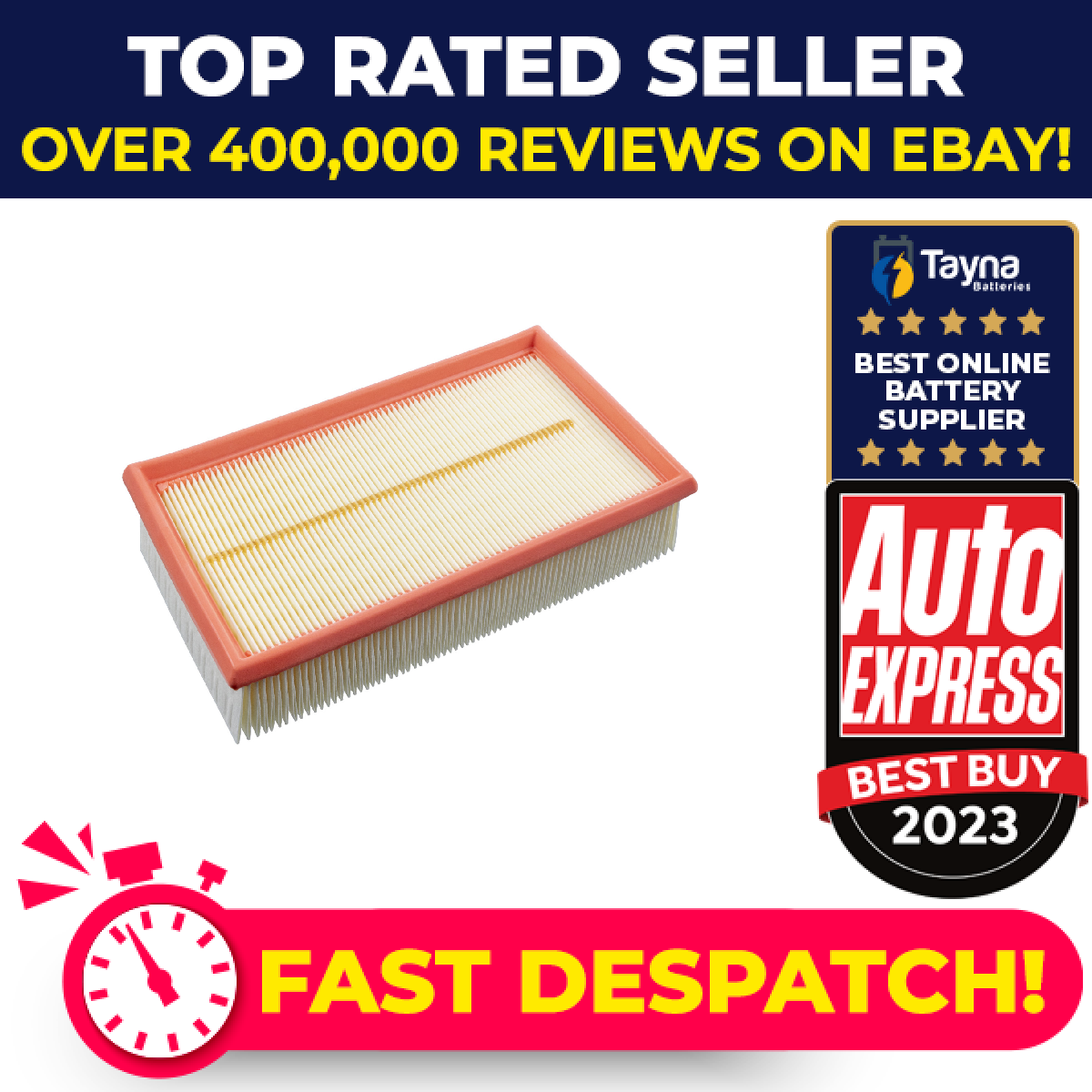 Air Filter fits RENAULT CLIO Mk3 1.5D 05 to 14 165460588R 165469040R 8200216005