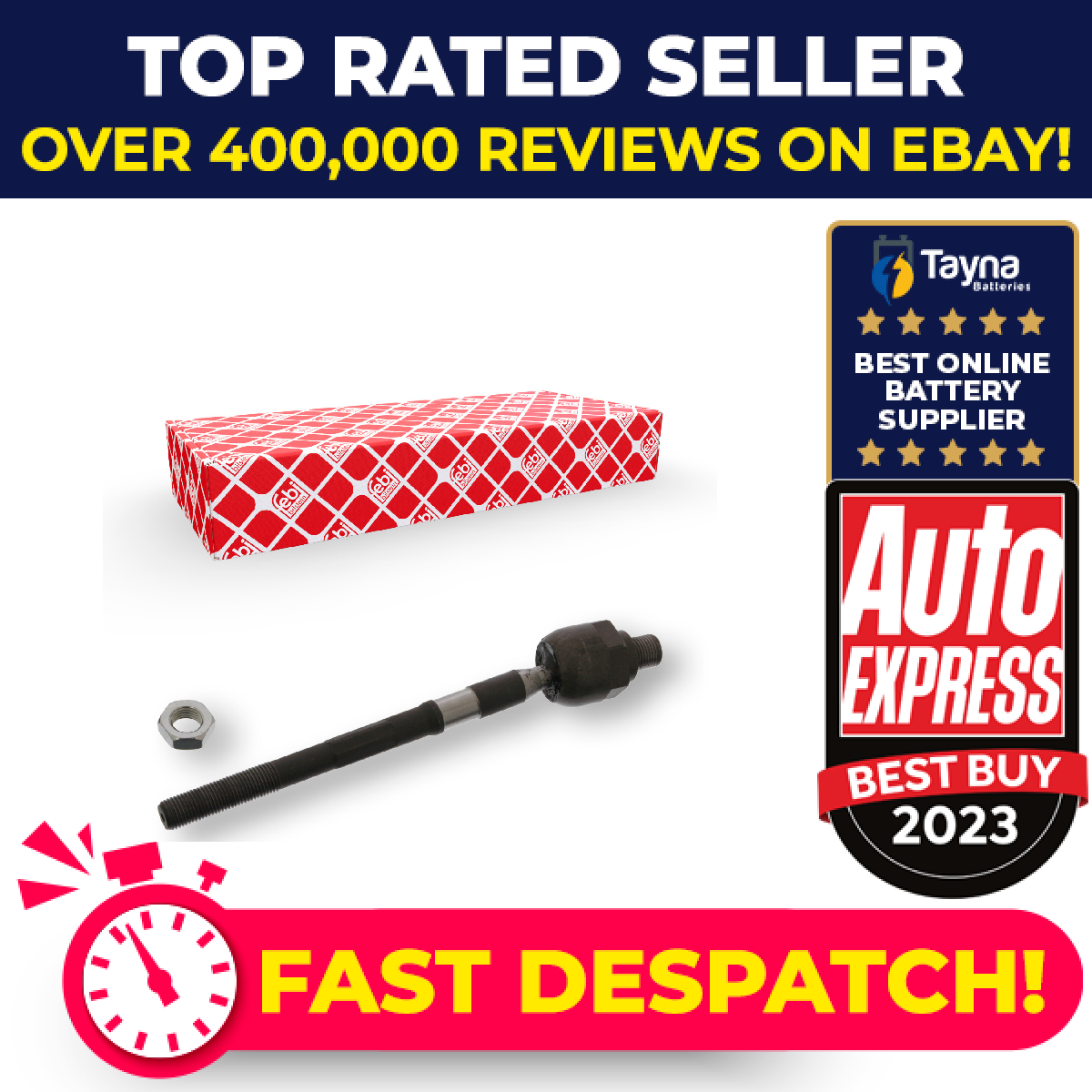 Inner Rack End Left or Right 43630 Febi Tie Rod Joint 485211071R 485211071RSK