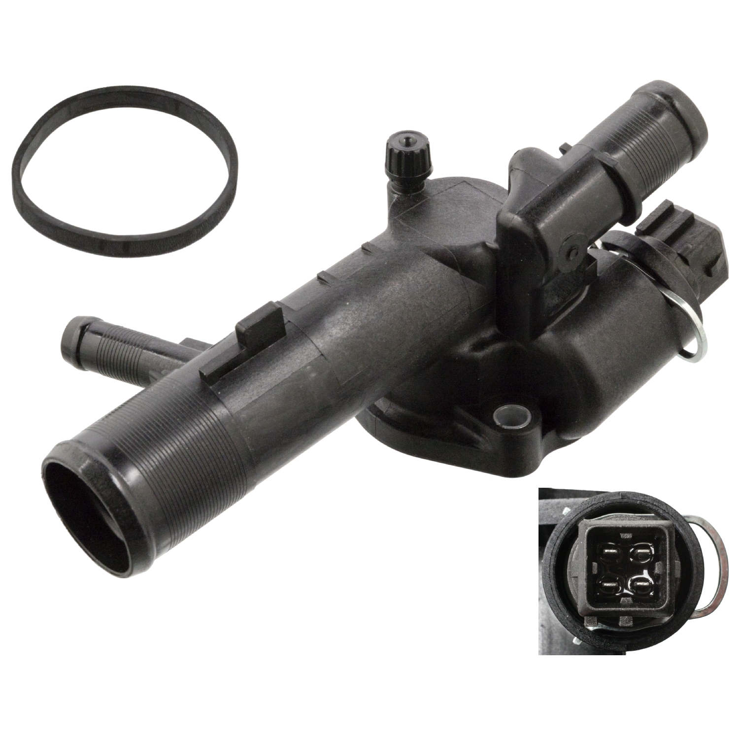 Coolant Thermostat fits SUZUKI JIMNY SN413 1.3 2001 on M13A 1769084A50 Febi New