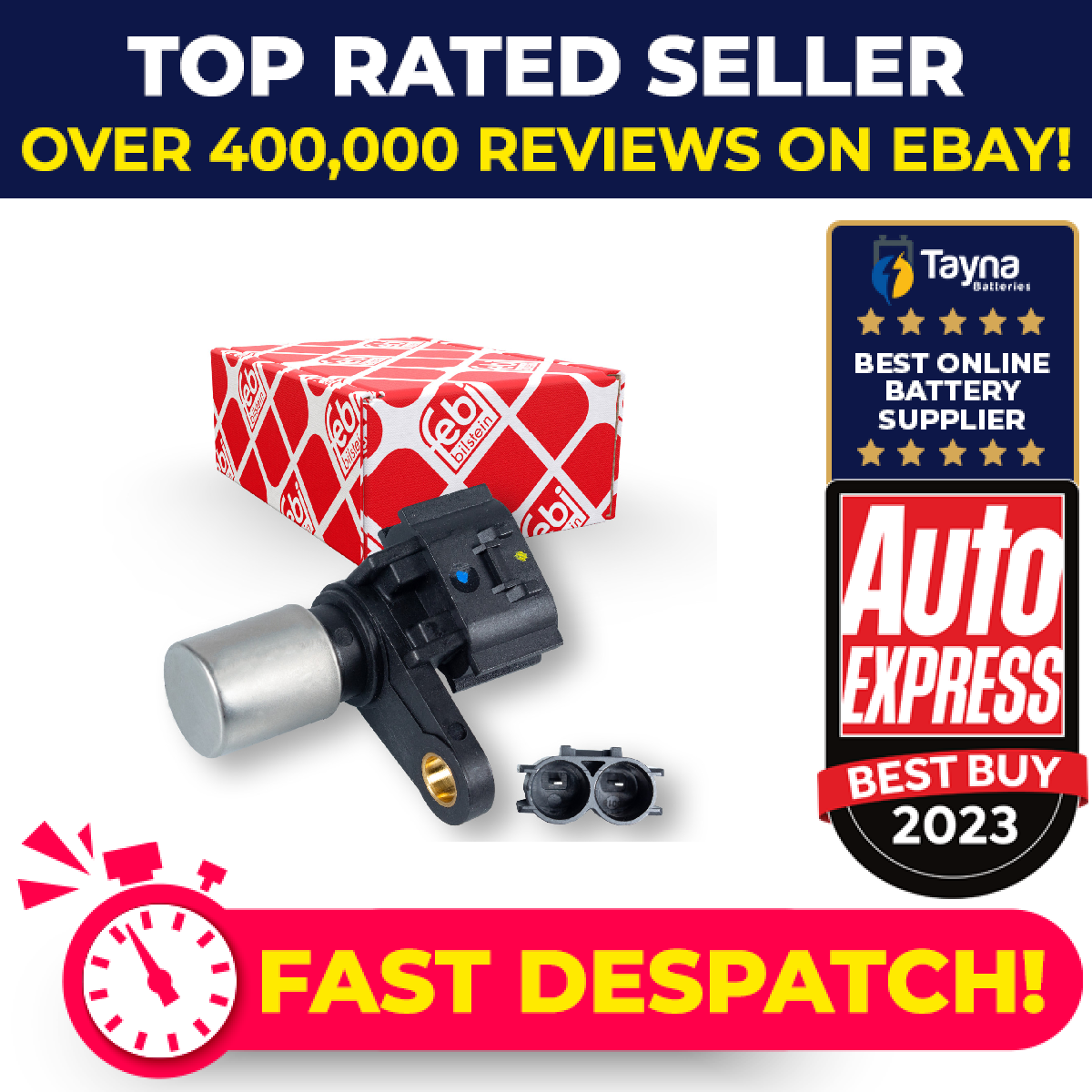 RPM / Crankshaft Sensor fits TOYOTA RAV4 CLA2 2.0D 01 to 05 1CD-FTV 9091905042