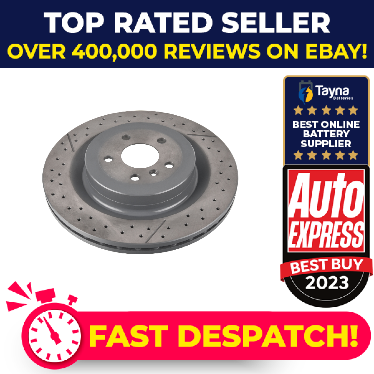 2x Brake Discs Pair Vented fits MERCEDES GL350 X166 3.0D Rear 12 to 15 OM642.826