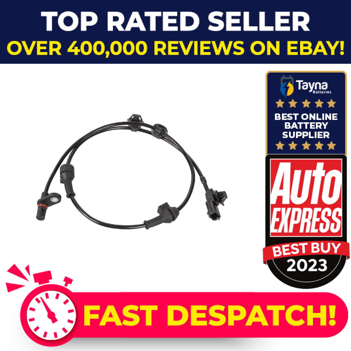 ABS Sensor fits SUZUKI SWIFT Mk3 1.6 Rear Left or Right 2012 on M16A Wheel Speed