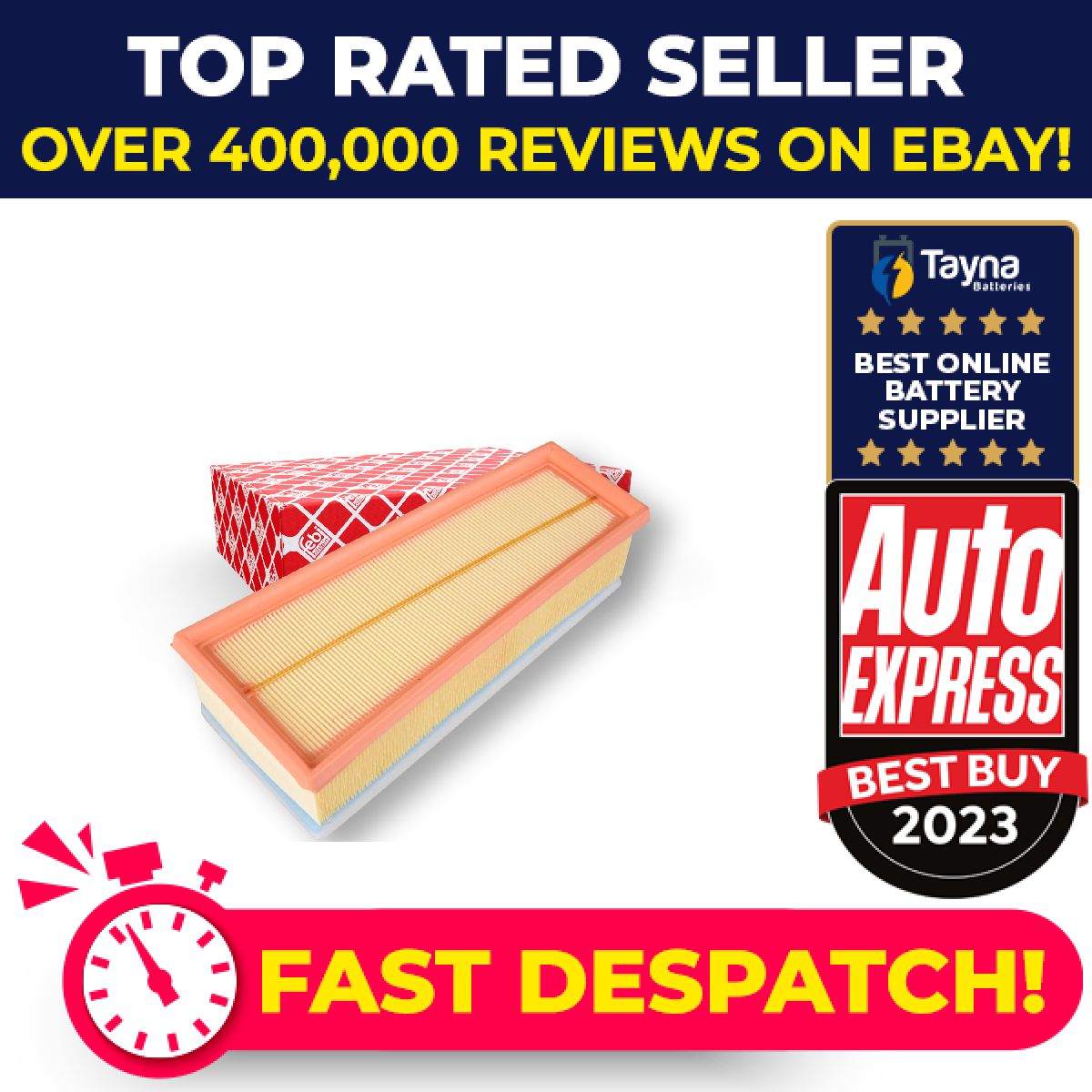 Air Filter fits MERCEDES GLE63 AMG C167, V167 4.0 Front Left 2019 on M177.980