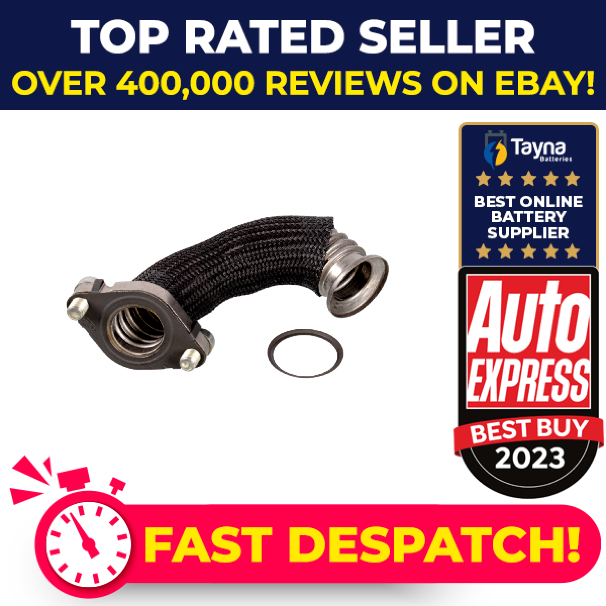Egr Valve Pipe fits VAUXHALL ASTRA H 1.9D 04 to 11 Z19DTH 055202704 55202704 New