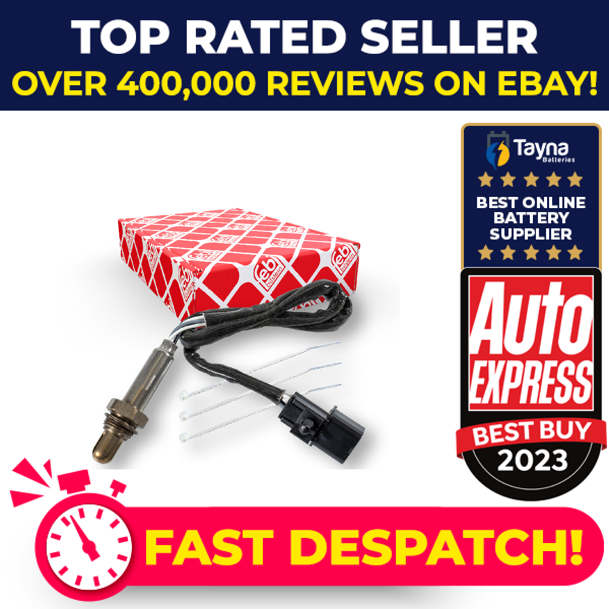 Lambda Sensor fits DAEWOO KALOS KLAS 1.4 Pre Cat 2003 on F14D3 Oxygen 96419957