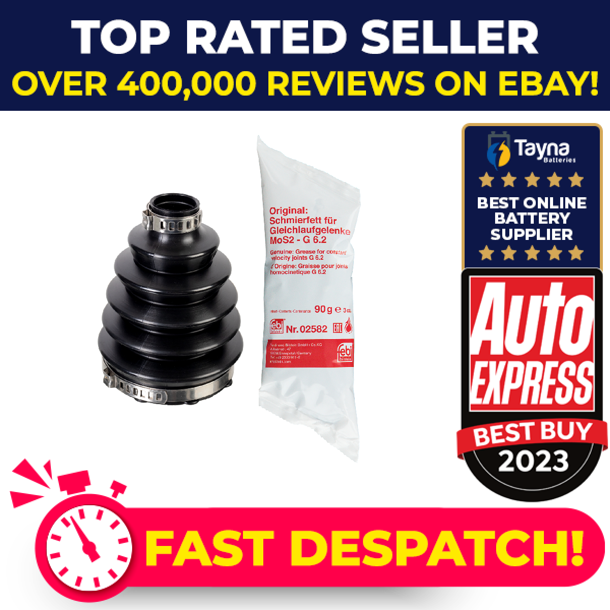 CV Joint Boot fits CITROEN C4 Mk3 Outer 2020 on ZKX(ZK01) C.V. Driveshaft Gaiter