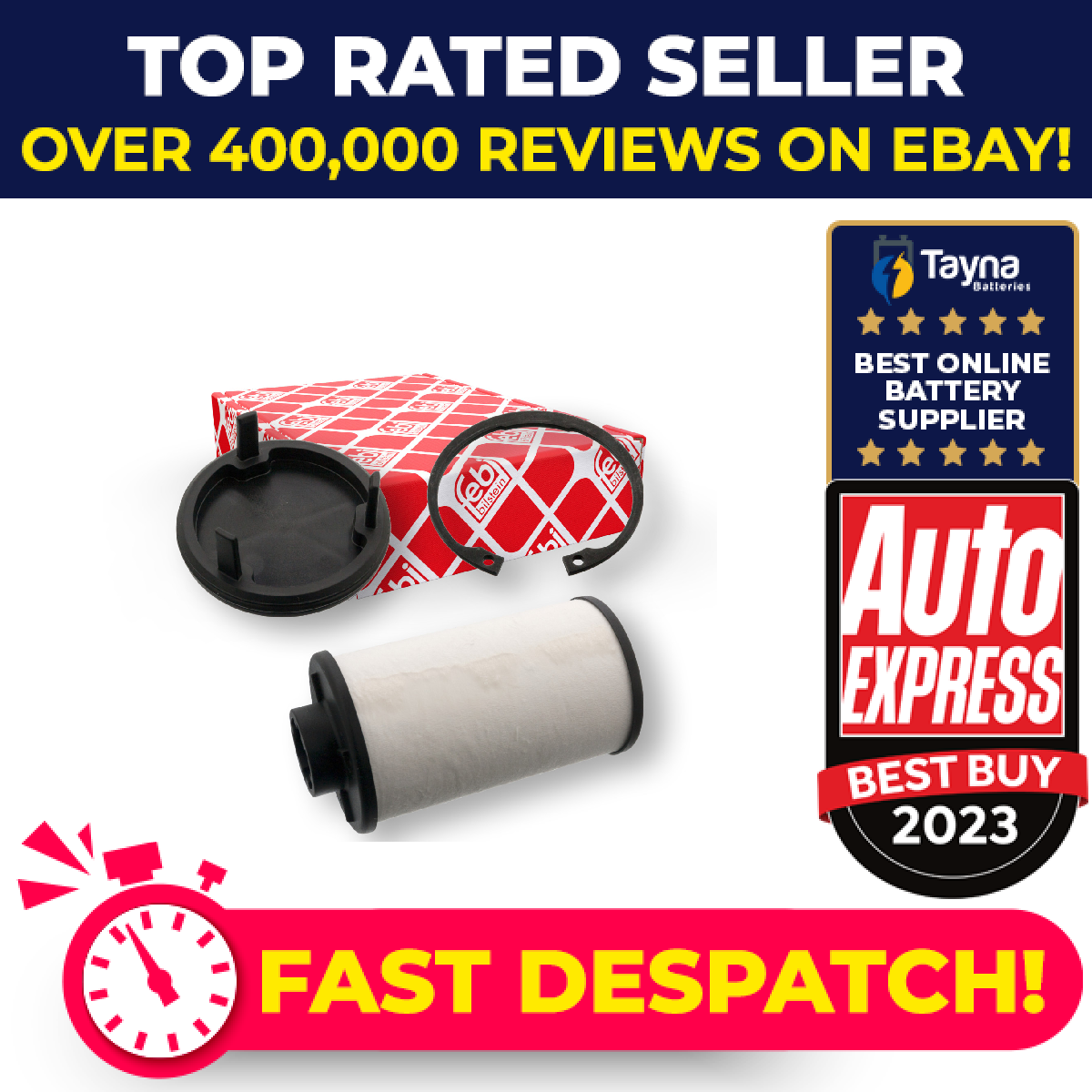 Automatic GearBox Oil Filter fits BMW M3 4.0 07 to 13 S65B40A Transmission Febi