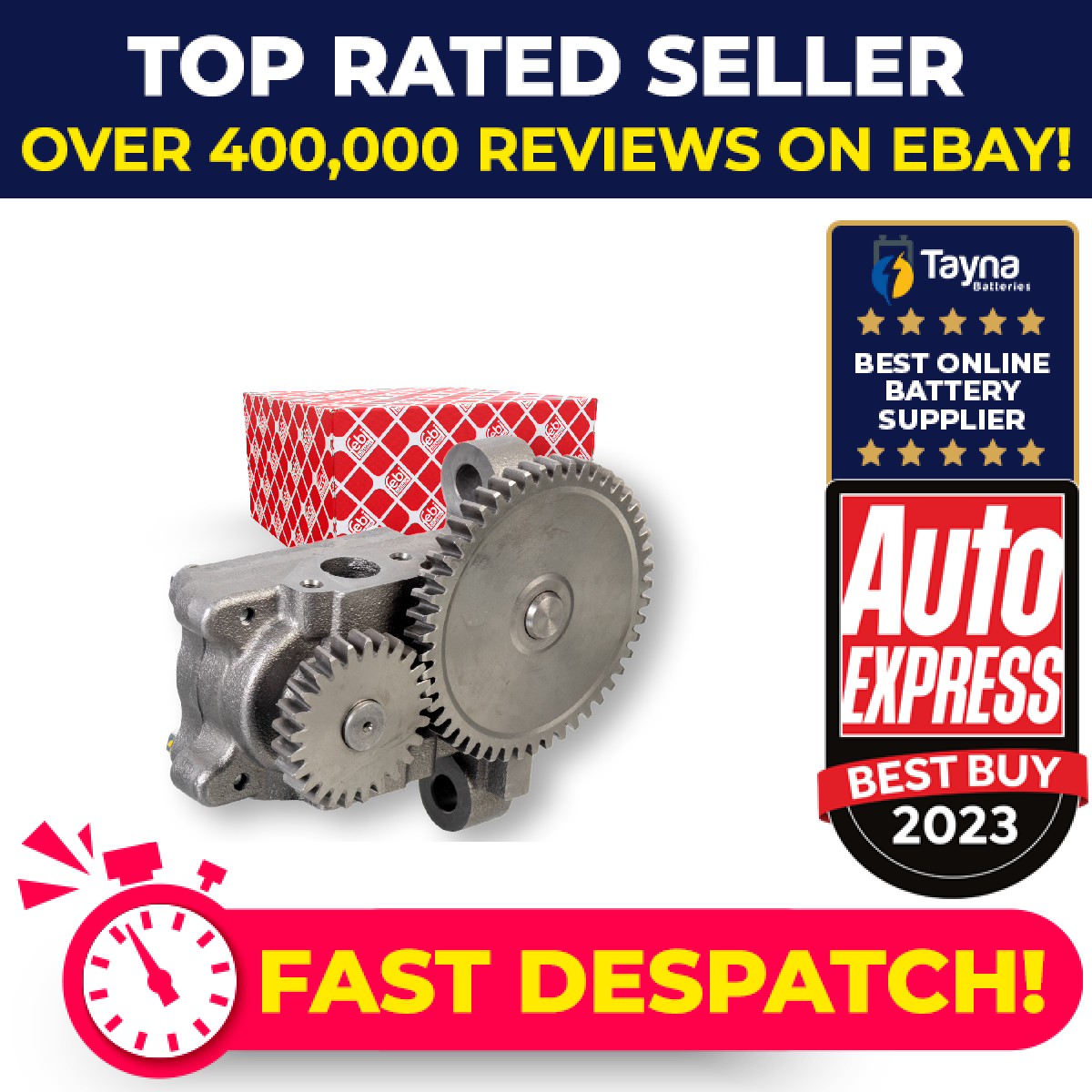 Oil Pump 176781 Febi 5010412711 Genuine Top Quality Guaranteed New