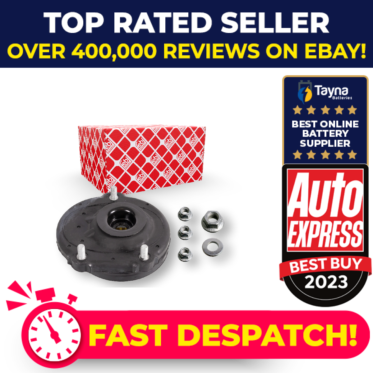 Top Strut Mounting fits OPEL COMBO B05 1.3D Front Right 2012 on A13FD 0344811