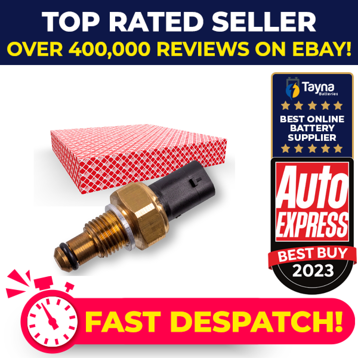 Fuel Temperature Sensor fits MERCEDES E220 2.1D 03 to 09 OM646.821 A0009050800