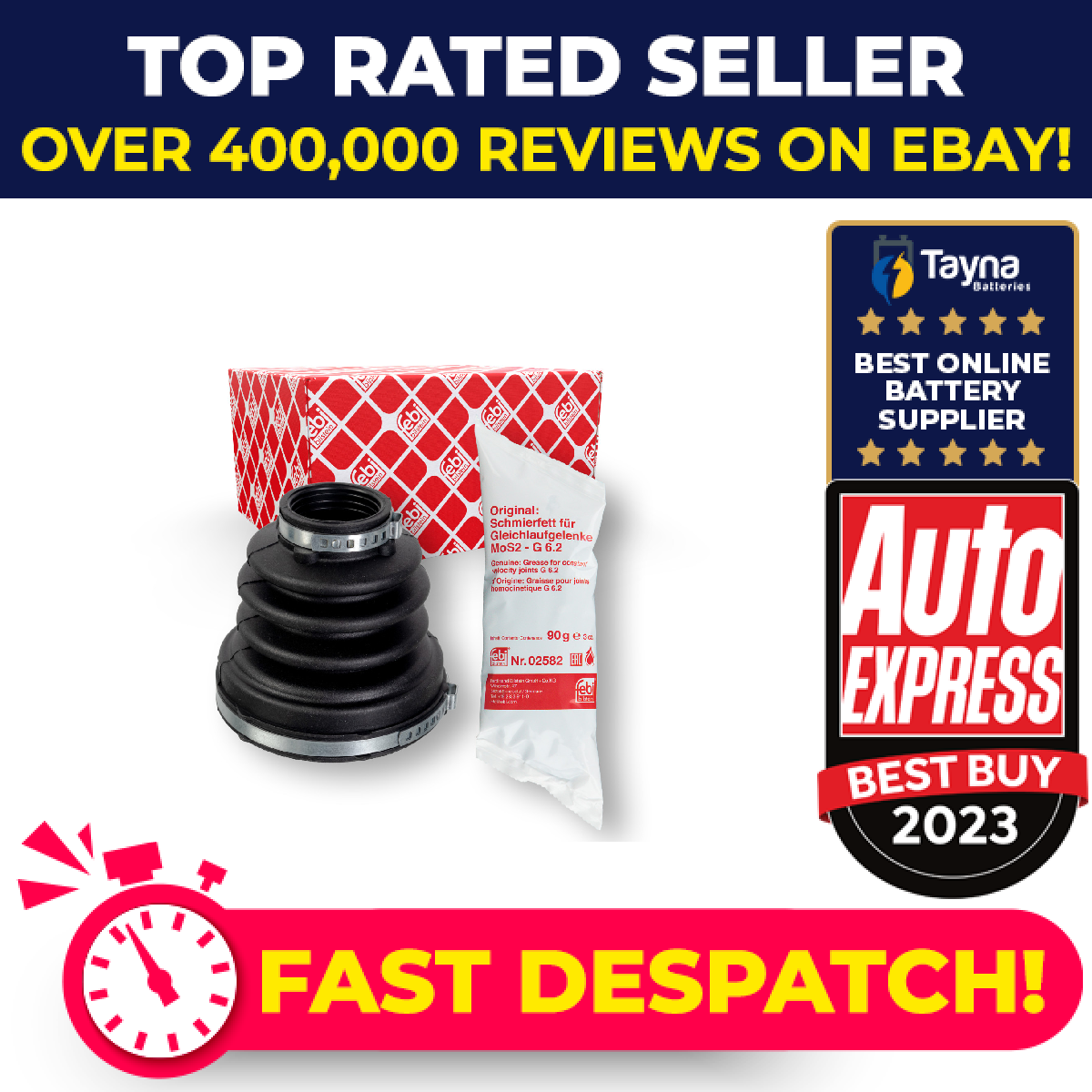 CV Joint Boot fits VOLVO V50 545 1.6D 10 to 12 D4162T C.V. Driveshaft Gaiter New