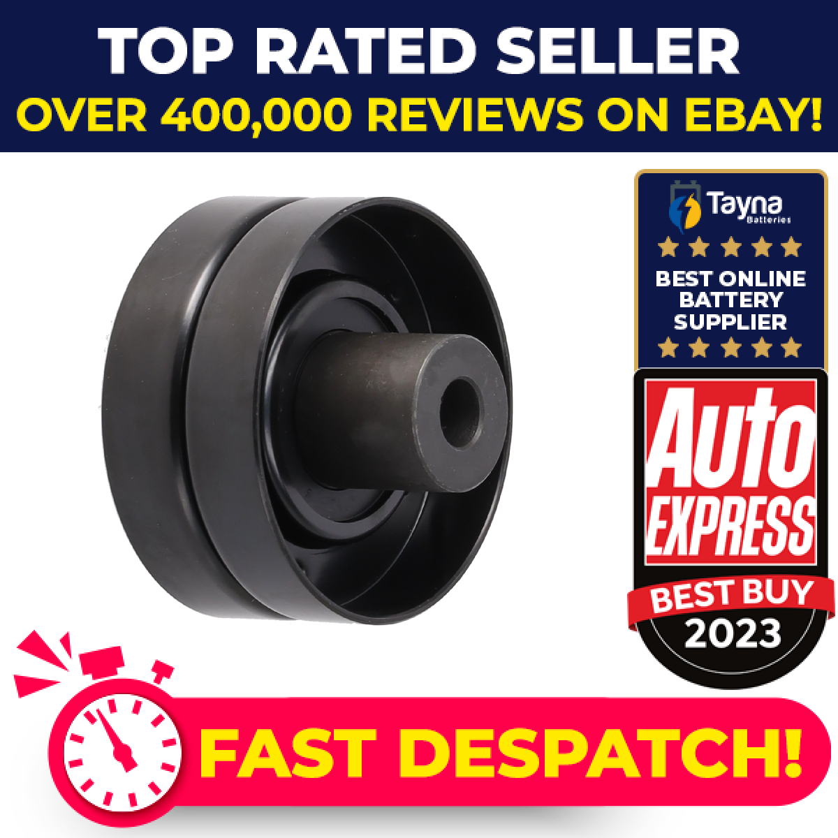Aux Belt Idler Pulley fits FORD TRANSIT V363 2.0D 2016 on YMHA Guide Deflection