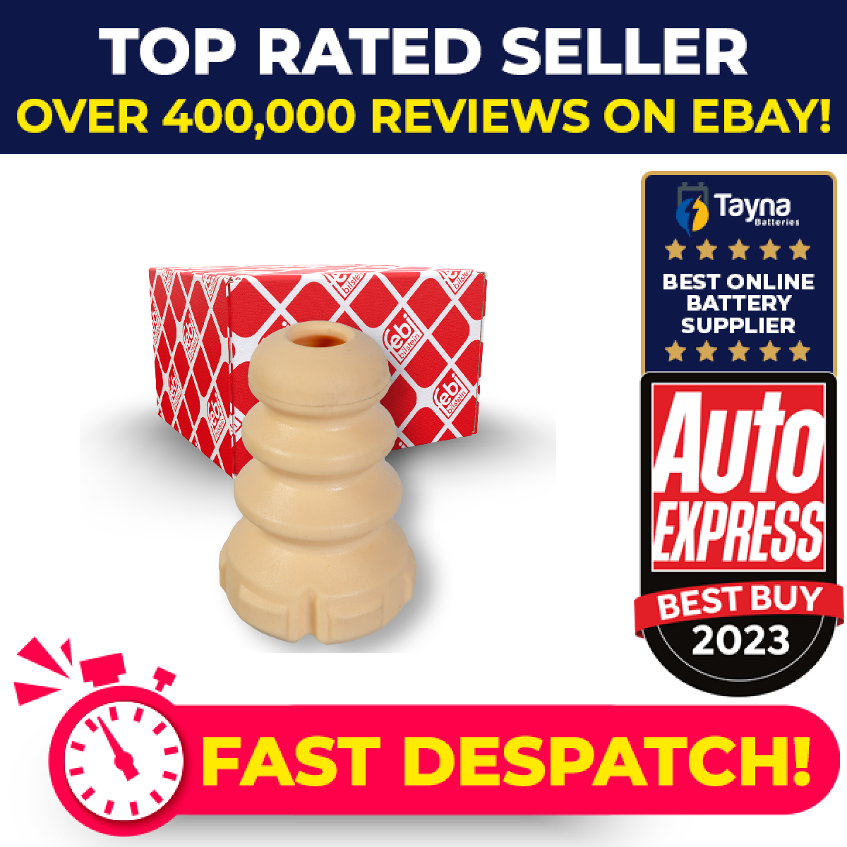 Suspension Buffer fits KIA SPORTAGE QL 2.0 Rear 15 to 22 G4NA 55326D3000 Febi
