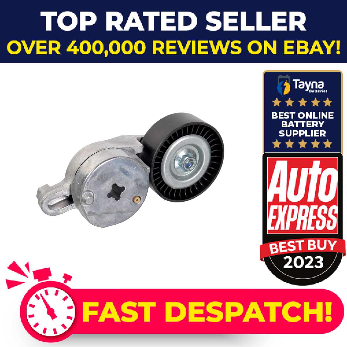 Aux Belt Tensioner fits TOYOTA CAMRY 2.5 2011 on 2AR-FE Drive V-Ribbed Febi New