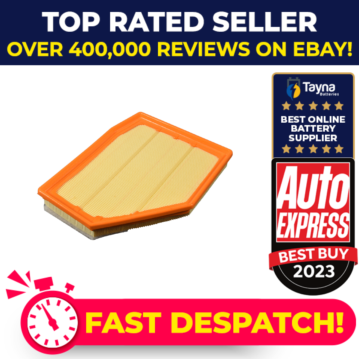 Air Filter fits BMW M8 4.4 Front Right 2019 on S63B44B 13717852380 Febi Quality