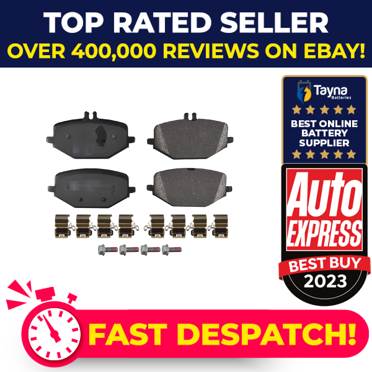 Brake Pads Set fits MERCEDES GLE53 AMG C167, W167 3.0 Rear 2019 on M256.930 New
