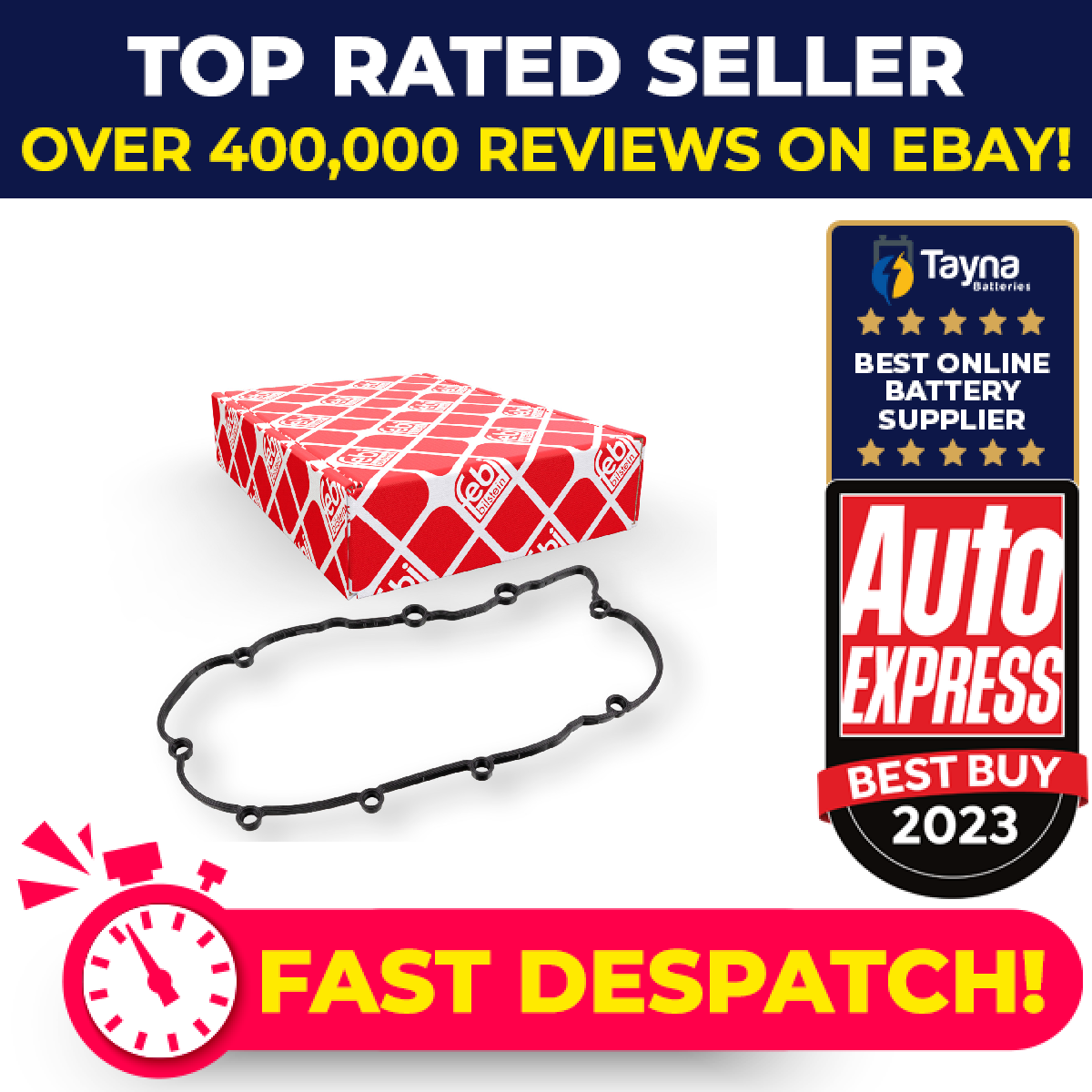 Rocker Cover Gasket fits AUDI A4 B8 3.0D Left 11 to 15 059103483T 59103483T Febi