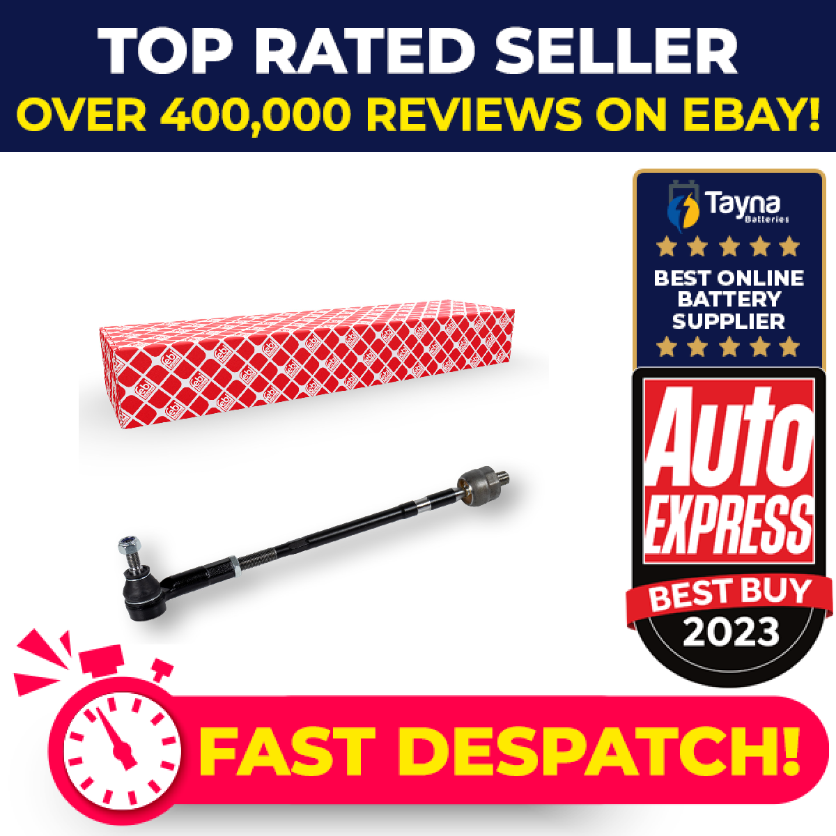 Steering Rod Assembly fits VW POLO Mk5 1.2 Left 2009 on 6RD423811B 6RD423811BS1