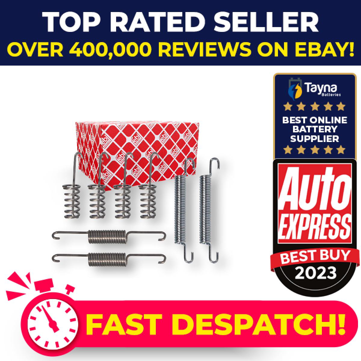 Brake Shoe Fitting Kit fits MERCEDES G500 W463 Rear 5.0 5.5 1993 on Febi Quality