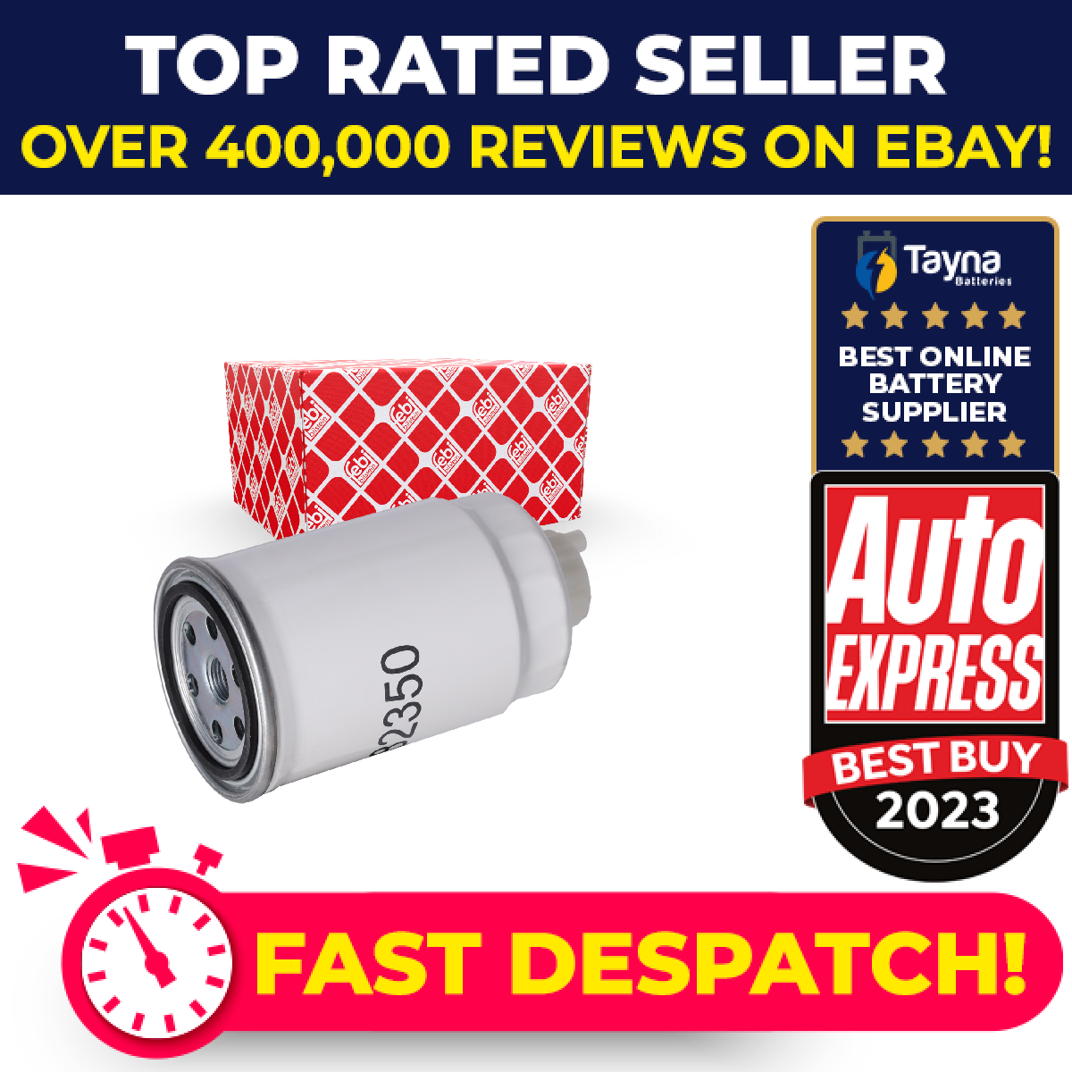 Fuel Filter 182350 Febi 1319159 2992609M2 571039808 0006495001 0006495002 New